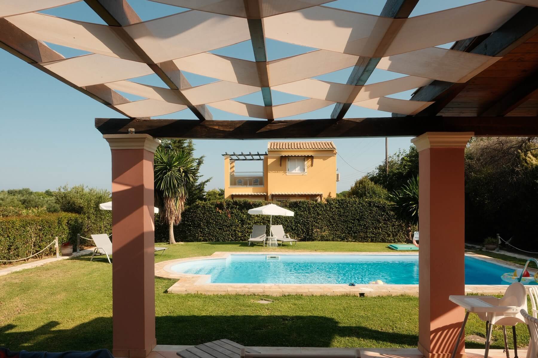 Three Villas with Pool - Seafront